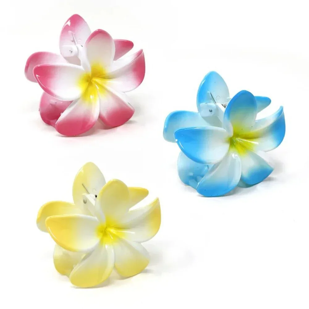 NWT Hawaiian Hot Pink Flower Hair Claw Clip